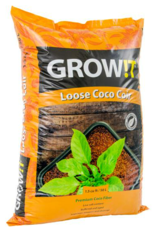 Hydrofarm - GROW!T Coco Coir, Loose, 1.5 cu ft | Nodak Hydro LLC